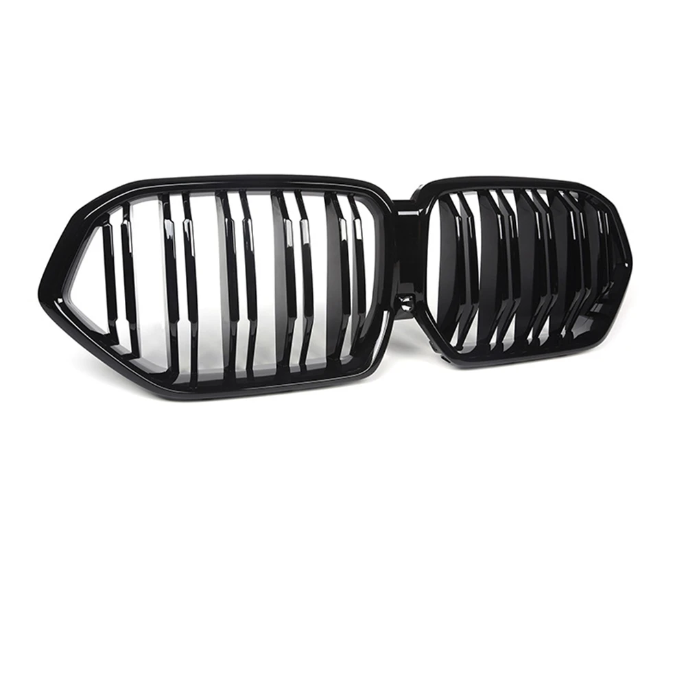 Гриль для BMW X6 G06 &amp X6M F96 SUV 2020-2023 передняя решетка радиатора Черный Сменный верхний