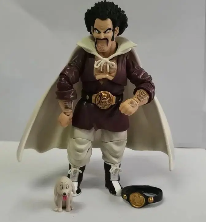 

15CM Boxed Dragon Ball Z SHF Hercule Ring Name Articulated Action Figure WD Mr. Satan Mark Toys Doll DBZ Figurals Gift