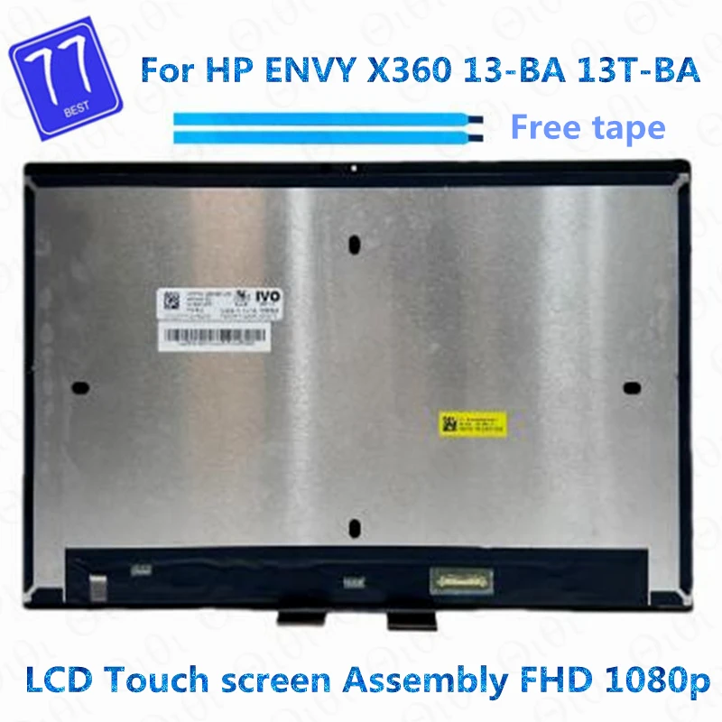 

Сенсорный ЖК-экран 13,3 дюйма в сборе для HP ENVY X360 13-BA 13T-BA 13-BA0001UR 13-ba0059TU 13-BA0045CL 13-ba1045TX L96783