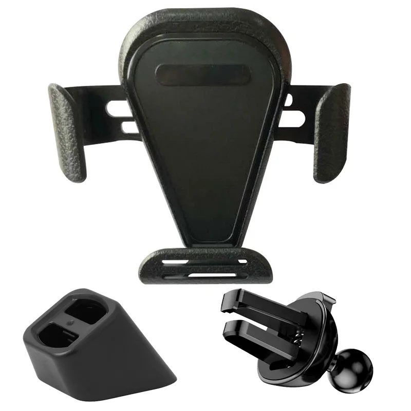 

Беспроводное Автомобильное зарядное устройство 3 в 1, подставка, держатель для автомобиля, кронштейн, крепление для приборной панели, зажим ...