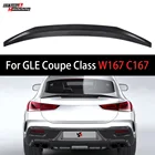 Автомобильный спойлер Крылья для Mercedes GLE Coupe Class W167 C167 GLE350 450 500e сухое углеродное волокно Стайлинг заднего багажника крышка багажника губы хвост