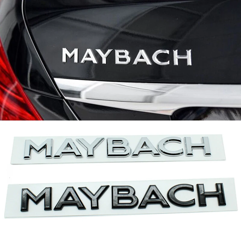 

3D ABS наклейка на багажник автомобиля Наклейка на багажник для Mercedes Benz MAYBACH S400 S450 S400L S680 логотип буква эмблема значок стикер