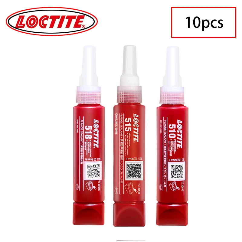 

Loctite 510 515 518 50ml 10pcs High Temperature Resistance By Anaerobic Plane Sealant Metal Equipment Accessories Bonding