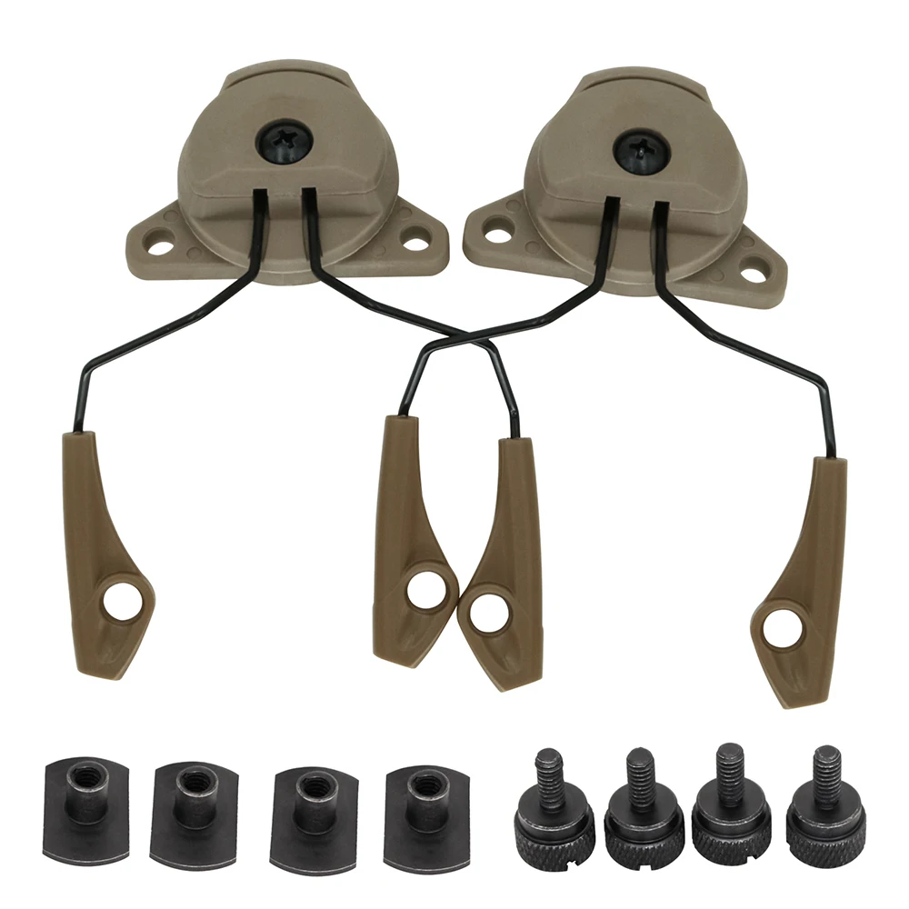 Tactical Headset Accessorie Team Wendy EXFIL Helmet Series Rail Adapter for Impact Sports Electronic Earmuffs Shooting Headphone