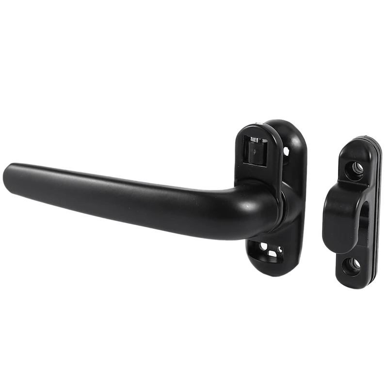

8X Door And Window Handle Lock Casement Window Lock Wheel Handle Black