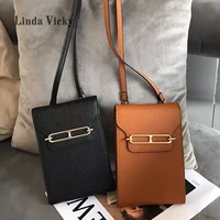 genuine leather mini phone bags fashion luxury designer pig nose purse bag women small shoulder elephant cowhide crossbody bag