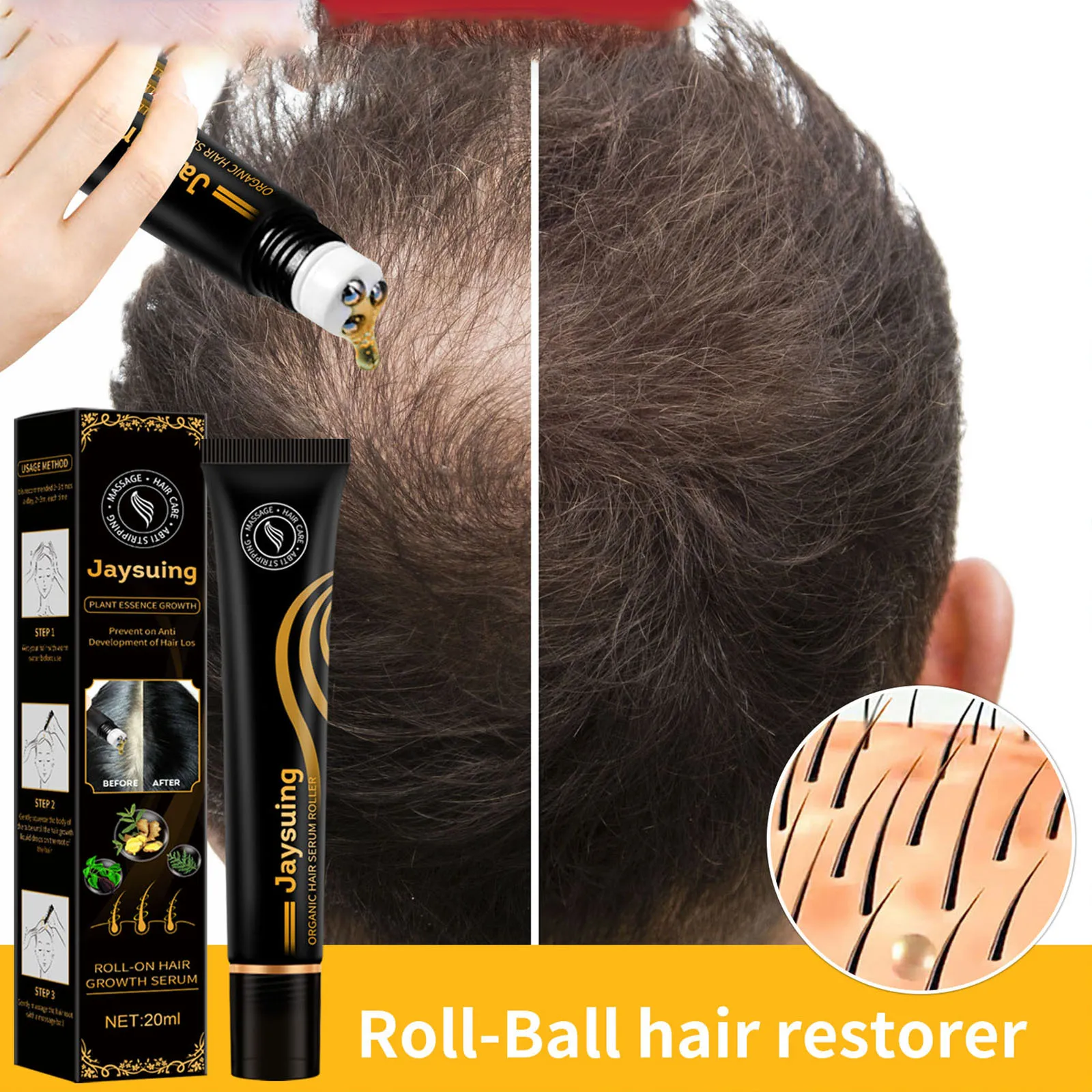 

Hair growth ball anti-loss nourishing hair liquid Polygonum orientalis herbal dense hair essence