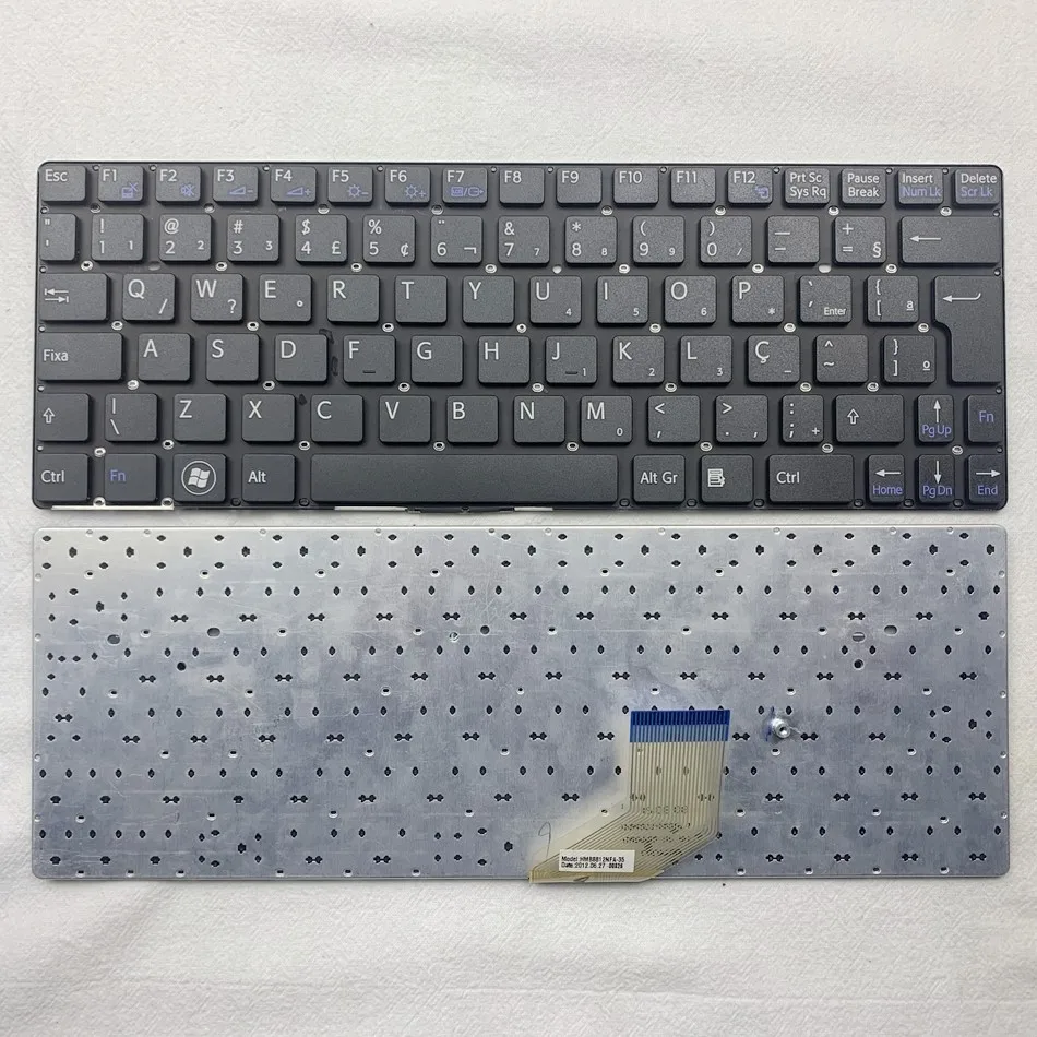 

Brazil Laptop Keyboard Without Frame for SONY VAIO SVE11 SVE111 SVE11113FXB SVE11115EG SVE111 15ELW BR Layout