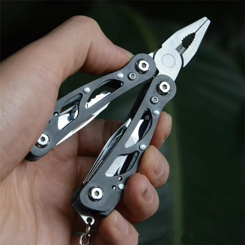 

Mini Clamp Cable Stripper Folding Multifunction Tool Plier Wire Cutter Stainless Steel Outdoor Pocket Knife Multi-Tool