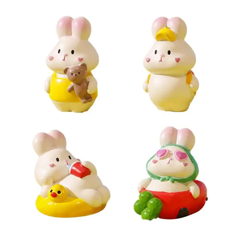 

Автомобильный кролик, украшения для приборной панели, автомобильный Маленький милый кролик, декоративная фигурка, гибкий кролик, украшение интерьера для автомобиля, внедорожника