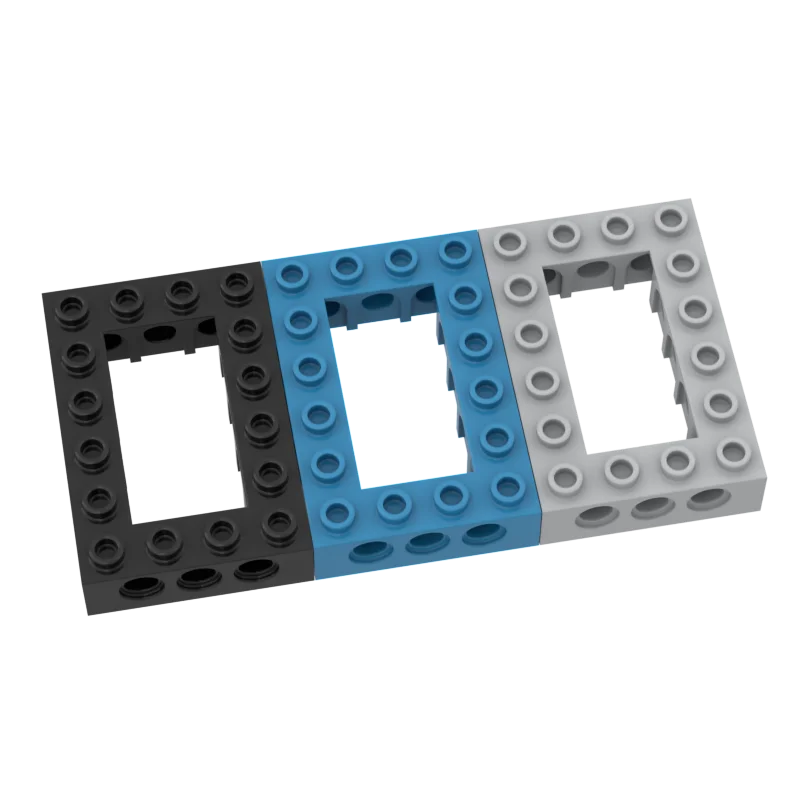 

Rainbow Pig MOC Parts 32531 Brick 4 x 6 Open Center Compatible Bricks DIY Assmble Building Blocks Particle Toys 40344
