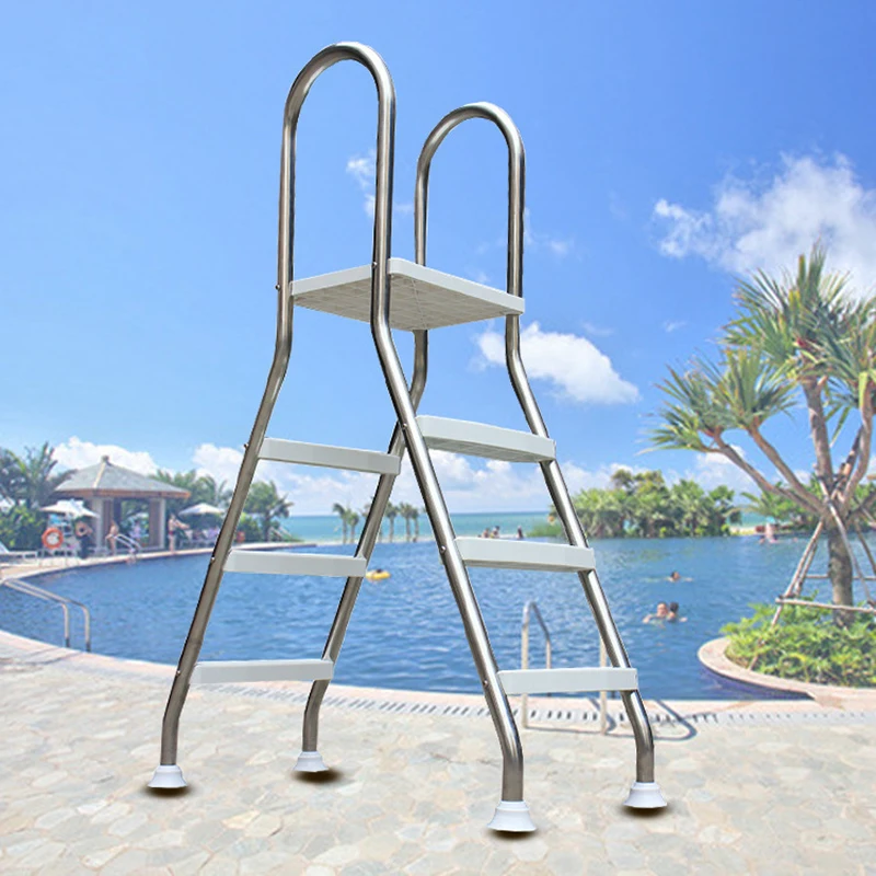 

Aluminum Railings Handrails Railing Stainless Steel Removable Handrail For In-Ground Stairs Swimming Stair Plastic Pool Ladder
