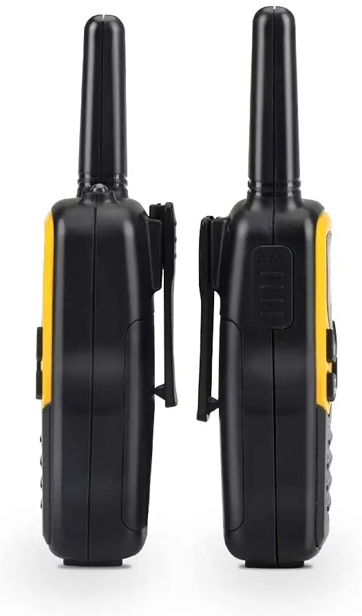 Walkie Talkies with 22 FRS Channels, MOICO Walkie Talkies for Adults with LED Flashlight VOX Scan LCD Display, Long Range