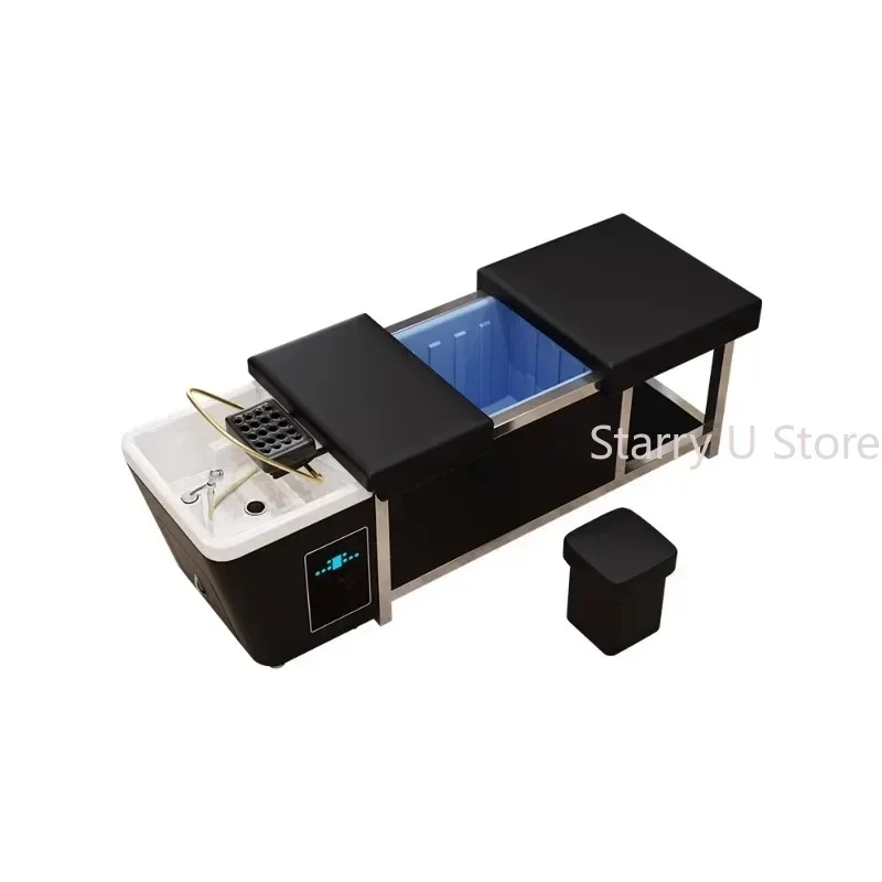 Кровать для мытья волос с резервуаром воды роскошная фумигация портативная