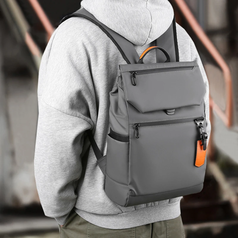 

Business Men's Laptop Backpack 2021 Brand Backpacks Waterproof Travel Bag Male Work Backbag Student School Bag 14 Inches