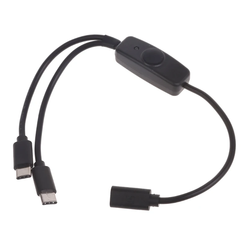 

T8WC Type C Удлинитель с 2 USB-портами Зарядный кабель USB-кабель для телефона