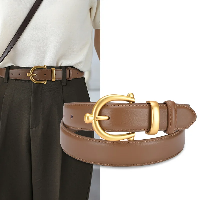 Luxury belt belt new decorative fashion lady's contracted joker is tie-in