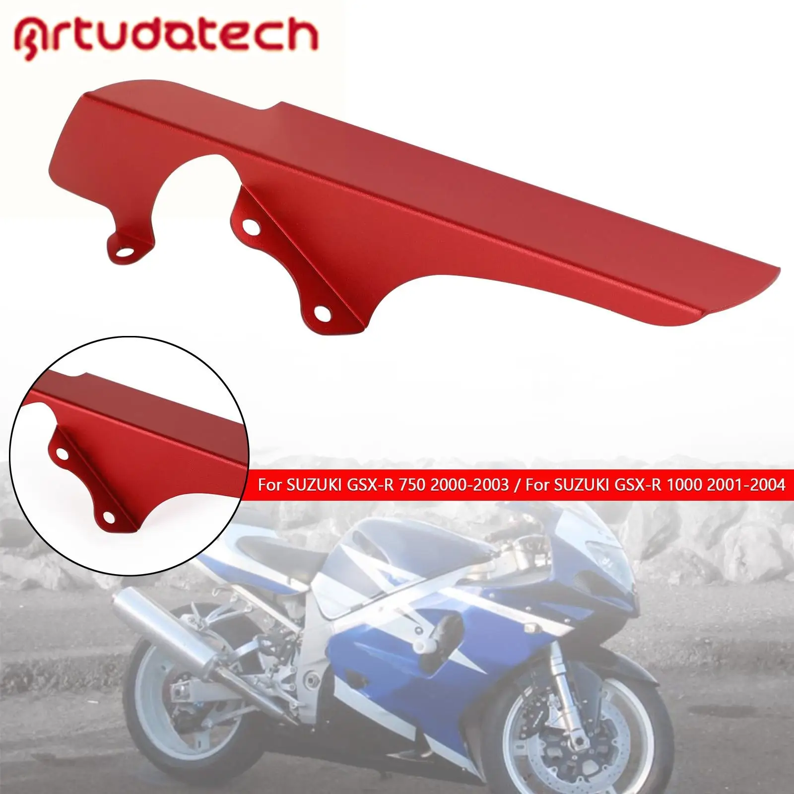 

Крышка защиты звездочки для SUZUKI GSXR 1000 GSX-R 750 2000-2003, красная