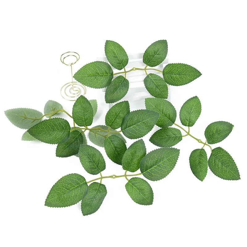 

30PCS Green Silk Rose Leaves Wedding Decorative DIY Flowers Wreaths Gifts Box Christmas Decorations For Home Artificial Plants