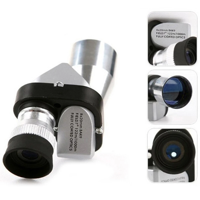 

8x20 HD Night Vision Goggles Portable Mini Corner Binoculars Waterproof High Power Low Light Night Vision HD Pocket Monocular