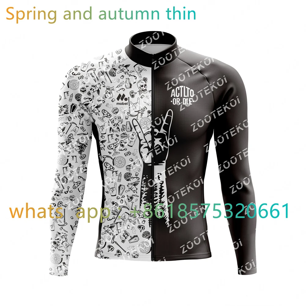 

Куртка Actlto или Dle мужская с длинным рукавом, тонкая велосипедная одежда для профессиональной команды, одежда для гонок на горном велосипеде,...