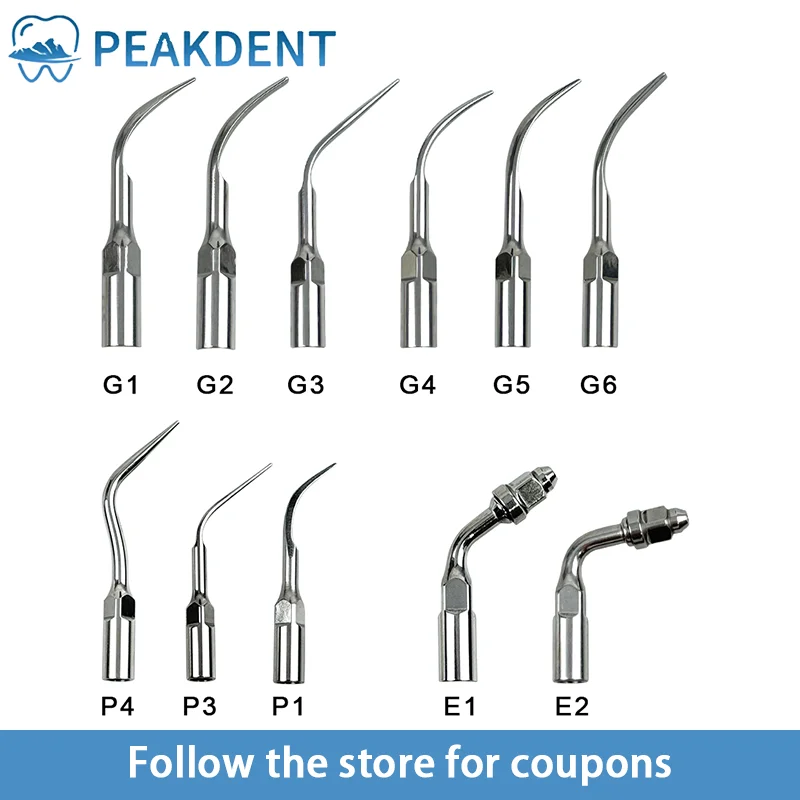 5 шт. наконечник для стоматологического скалера подходит EMS/WOODPECKER/DTE/NSK/SATELEC