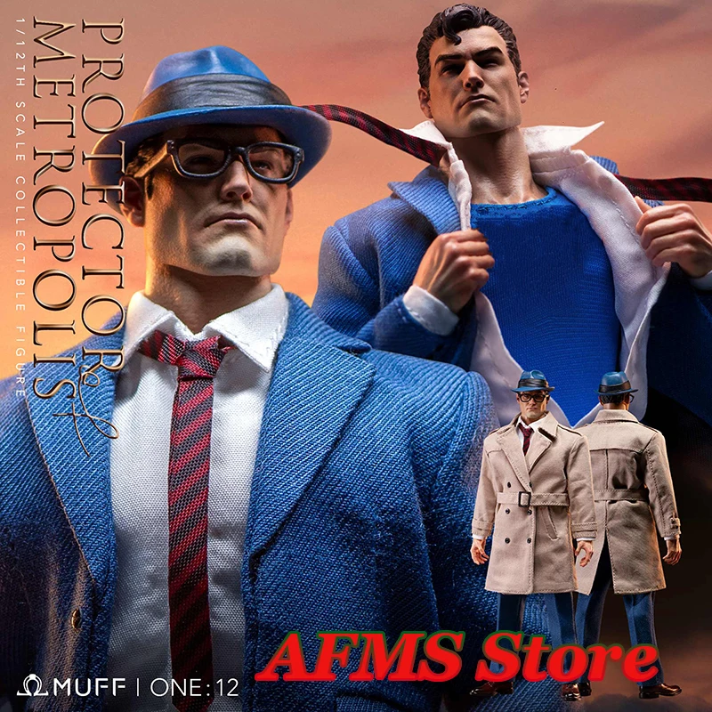 Clark Kent Guardians Of Metropolis Anime Hero 6inch Men Soldier Action Figure Body