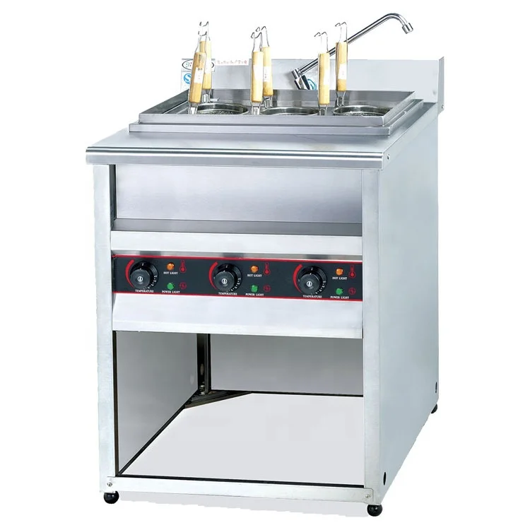 

Cooking Machine Station 9 Basket Pasta Boiler Induction Restaurant Commercial Pasta Noodle Cooker with Strainer