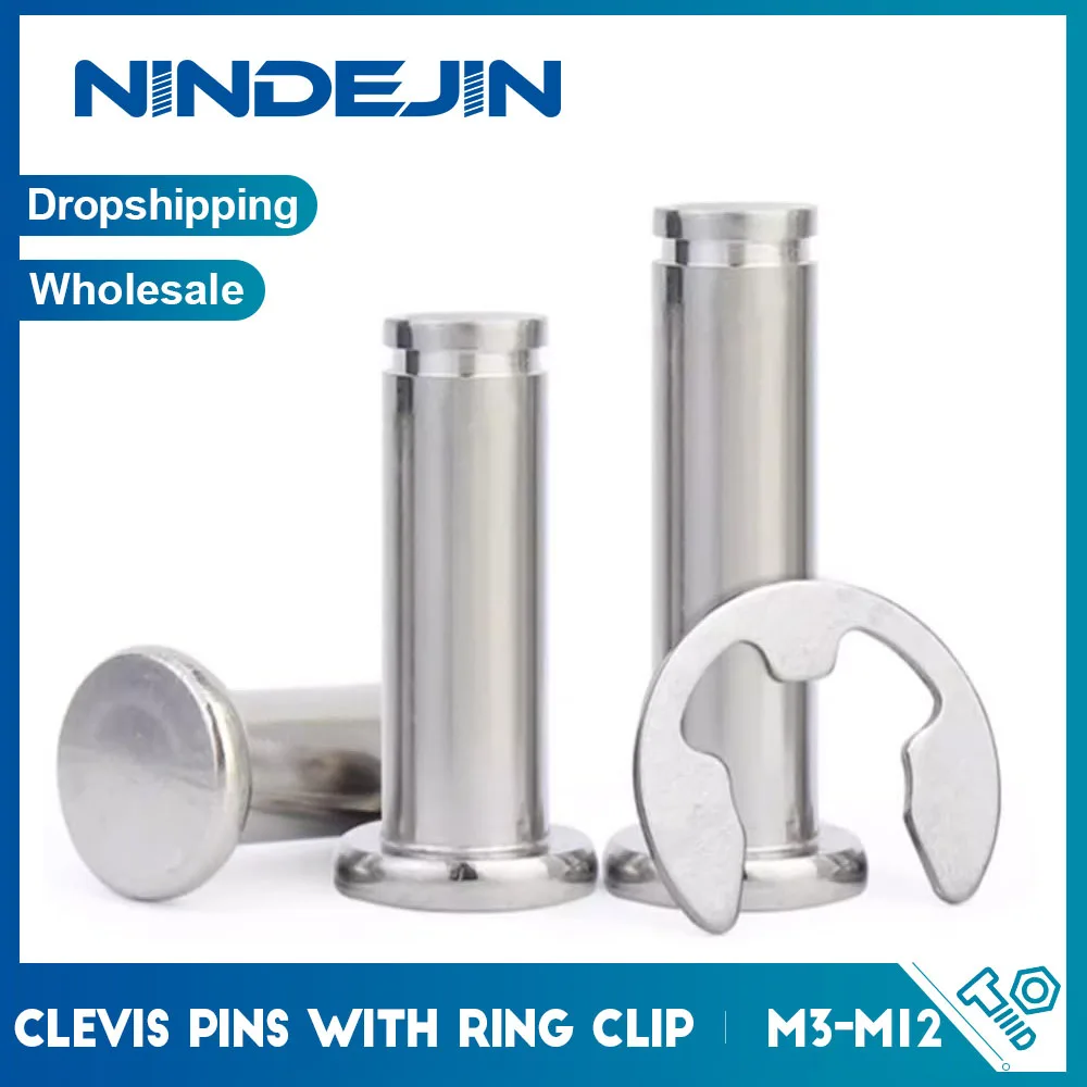 

Штифты из нержавеющей стали NINDEJIN 304-PTDCZX M3-M10 с кольцом