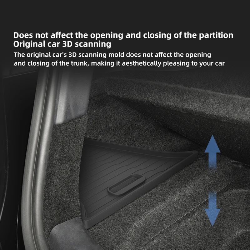 Для Tesla Model Y 2021-2024 задний багажник автомобиля ящик для хранения органайзер