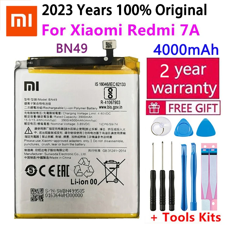 Фото Оригинальный аккумулятор для Xiaomi Mi Redmi Note Mix Max 2 3 3S 3X 4 4X 4A 4C 5 5A 5S M5 6 6A Mi6X 7 7A 8 9 MI9 Pro Plus Lite, батареи №5