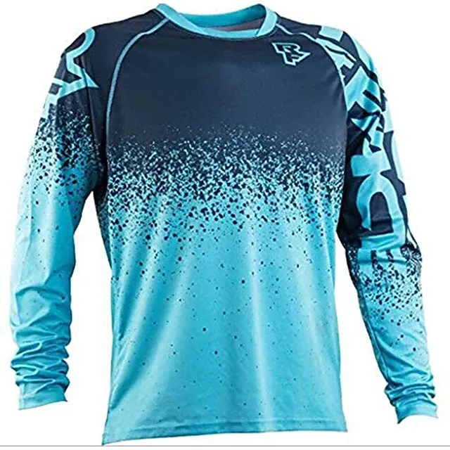 

21Grams® Men's Long Sleeve Downhill Jersey Top Mountain Bike MTB Road Bike Cycling UV Sports Clothing Apparel