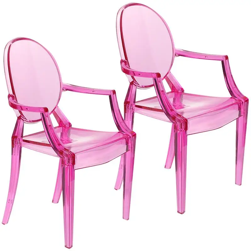 

Реалистичная Миниатюрная модель стула для кукольного домика, 2 шт., игрушки для ролевых игр, миниатюрный домик, декор для стола, аксессуары в ...