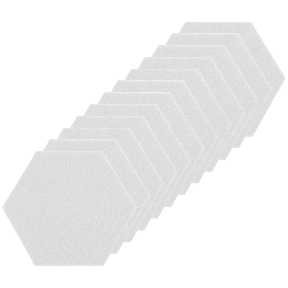 

12 Pcs Hexagon Sound Insulation Board Ceiling Decor Soundproof Wall Panels Pin Sound Deadening Panels Polyester Sound Diffuser