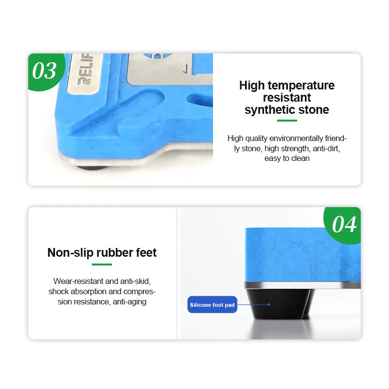 RELIFE RL-601MA Универсальная платформа трафаретов для реболлинга процессора iPhone A8-A17 IC