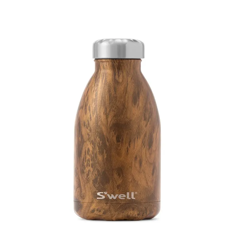 

S'well Vacuum Insulated Stainless Steel Water Bottle, Teakwood, 17 oz