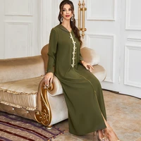 eid kaftan dubai abaya turkey djellaba femme arabic long muslim dress caftan marocain islam clothing abayas for women vestidos