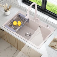 quartz kitchen sink filter bathroom kitchen double sink drain basket undermount mixer taps cocina accesorio kitchen accessories