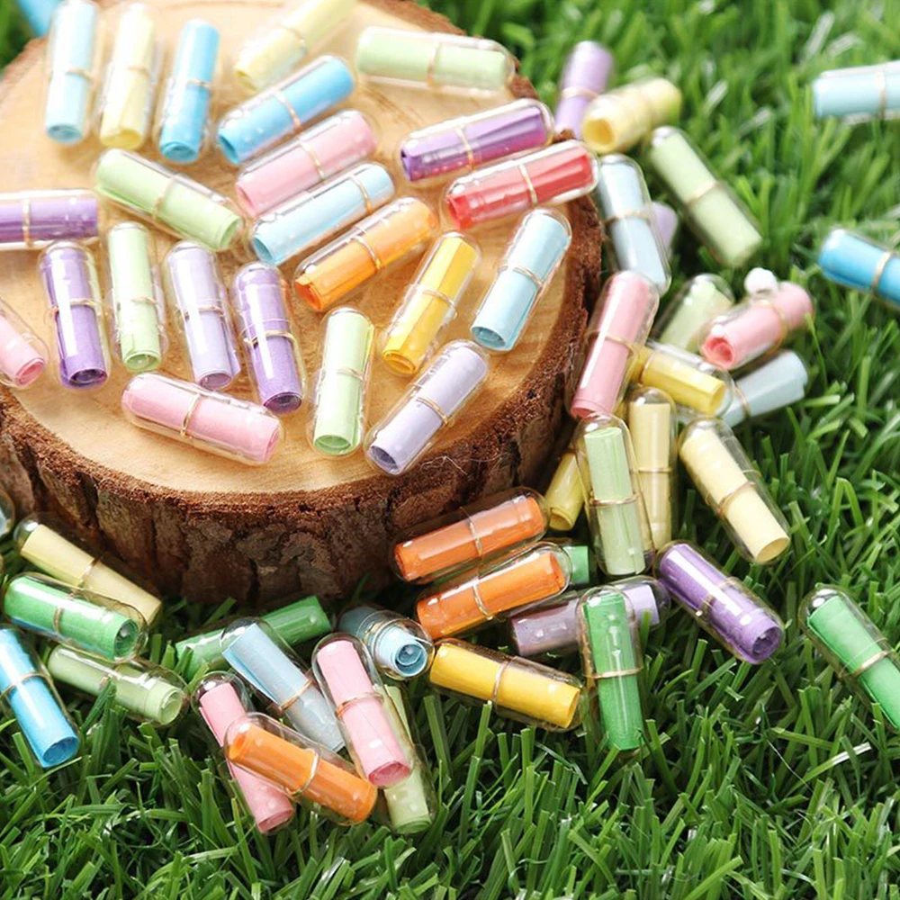 100 шт./компл. капсулы сделай сам с надписью любовь желаемая таблетка Подарок на