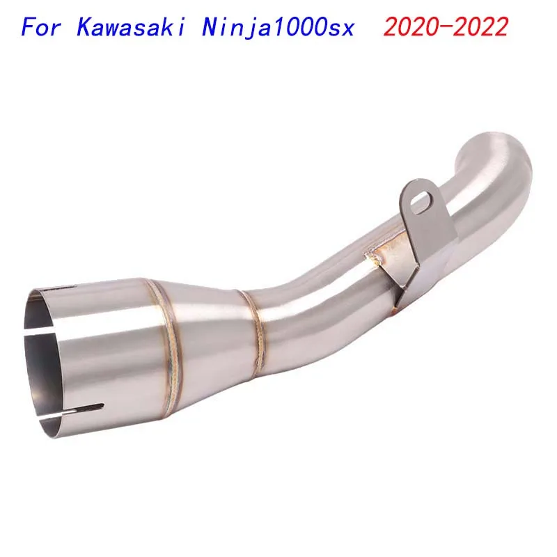 

Slip On Motorcycle Mid Connect Pipe Middle Link Tube Stainless Steel Replace Catalyst For Kawasaki Ninja1000sx 2020-2022