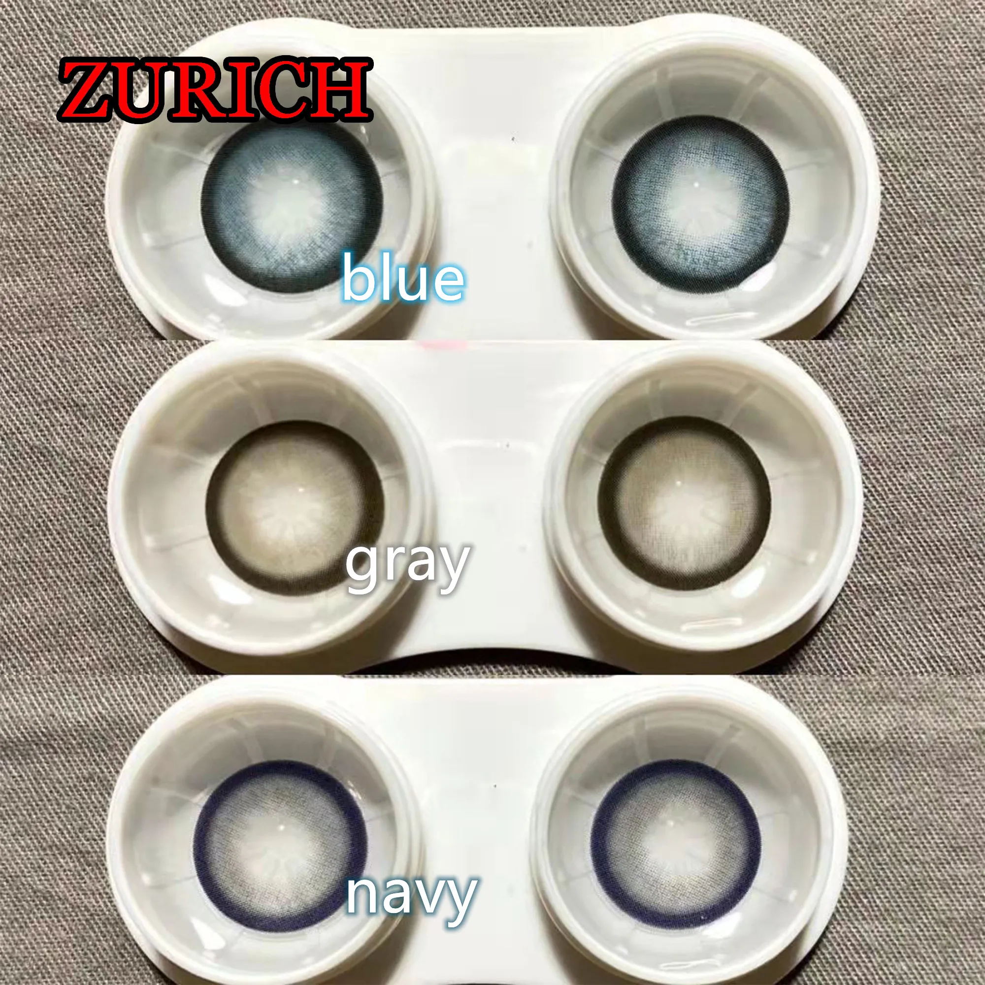 

Charming Dolly Anime Accessories 14.40mm Cosmetic Lens with Power линзы для глаз цветные Zurich Blue