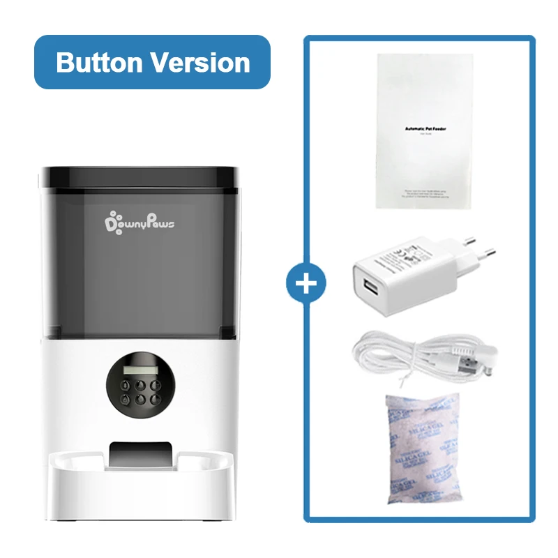 

4/6L Automatic Pet Feeder For Cats WiFi Smart Swirl Slow Dog Feeder With Voice Recorder Large Capacity Timing Cat Food Dispenser
