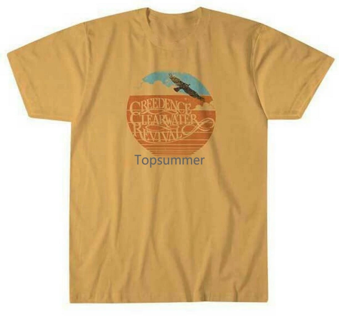 

Creedence очистка водоросли зеленый река Топы Футболка брендовая новая Лицензированная Бодибилдинг топы Футболка