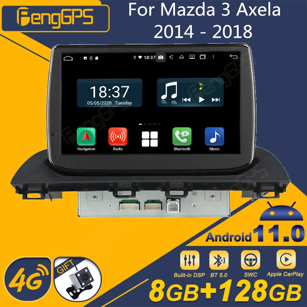 

Автомагнитола 2DIN для Mazda 3 Axela 2014-2018, мультимедийный DVD-плеер с GPS-навигацией