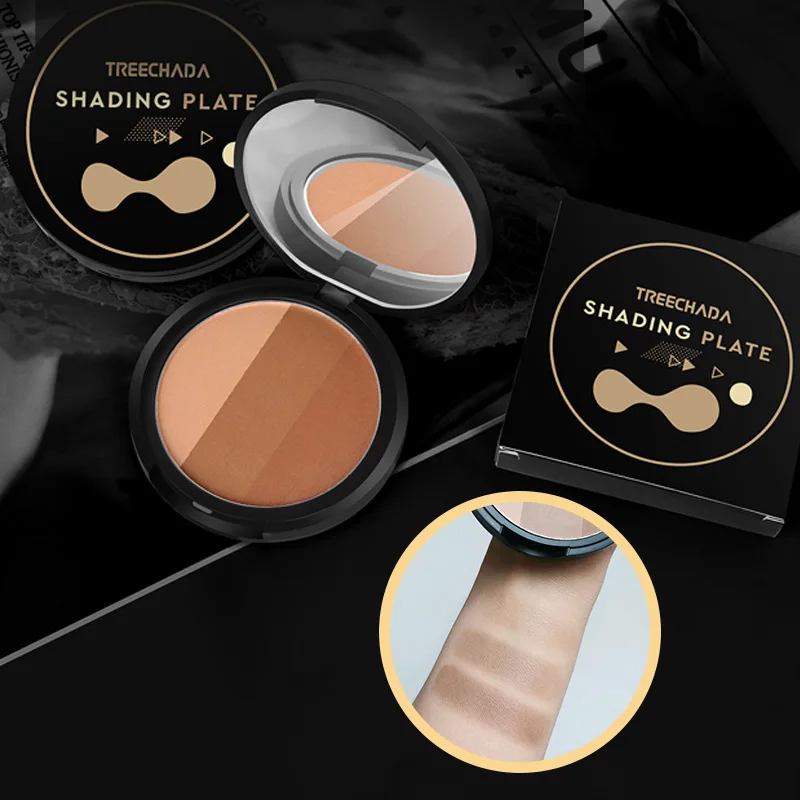 Палитра теней TREECHADA Все в одном для лица матовые тени носа водостойкая редкая