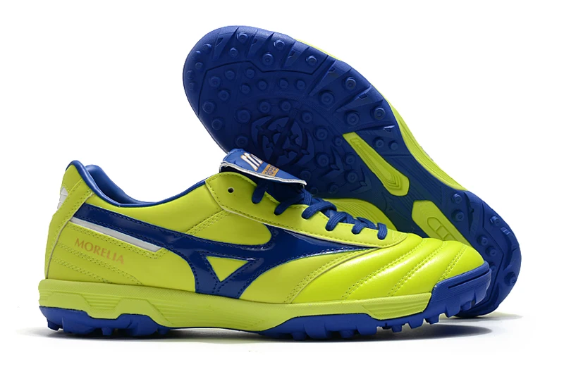 

Authentic Mizuno Creation MORELIA II AS/TF Men's Shoes Sneakers Mizuno Outdoor Sports Shoes Lemon Yellow/Blue Size Eur 40-45