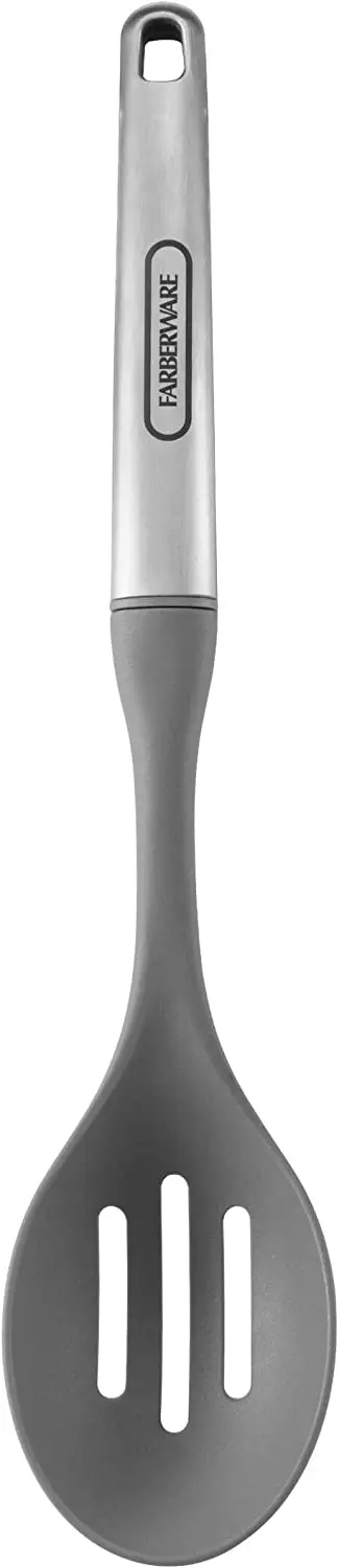 

Professional Stainless Steel Soft Kitchen Spoon, 34 cm, Grey