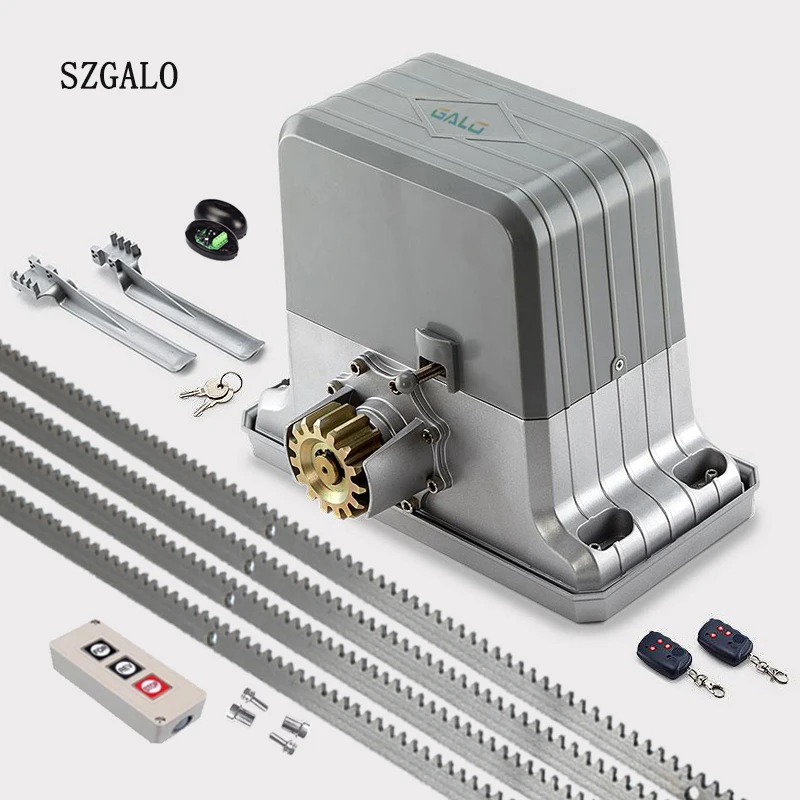 

Сверхмощный Автоматический Электрический раздвижной двигатель мотор двери ворот со стойками 4 м (набор Wi-Fi с дистанционным управлением/сенсором/кнопкой)