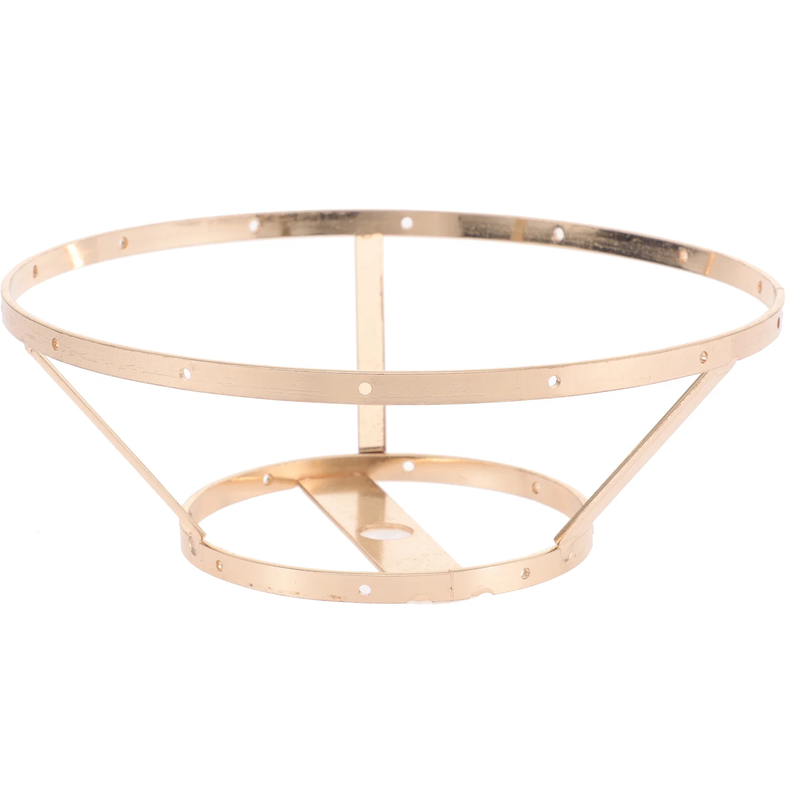 

Lamp Frame Table Shade Lampshade Brackets Shelf Stand Hole DIY Metal Lampshade Frames Holder