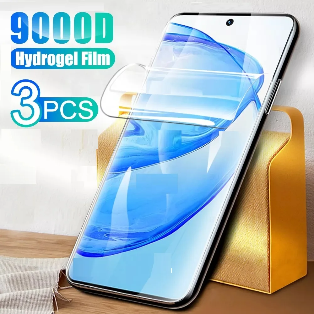Защитная пленка для Vivo Y93 Lite Y9s Z1 Pro Z1x Z3x Z5 Z5i Z5x Z6x X21 V11 V11i iQOO Neo Neo3, Гидрогелевая пленка для экрана, 3 шт.